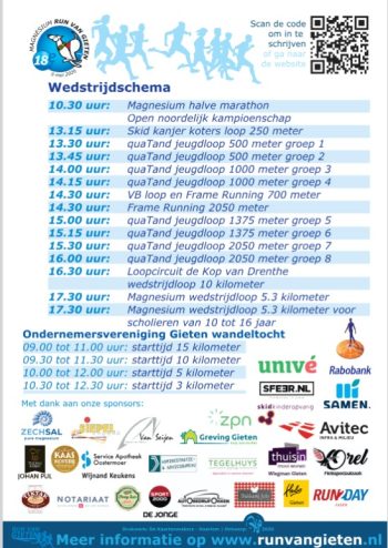 Run van Gieten info